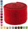 Hochwertiger & Widerstandsfähiger Filz – Breite 15cm / Länge 5m - Topfband/Bastelfilz/Wollfilz – Große Farbauswahl – Dehnbar & Druckelastisch – Tischdekoration Ostern/Weihnachten (Hellrot)