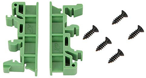 10 Sätze 35mm PCB DIN C45 Adapter für Schienenmontage Leiterplattenhalterung Halter,15mm DIN Schiene,Dient zum Halten der Leiterplatte
