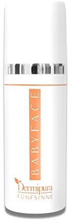 FÜNFSINNE | Dermipura | Babyface | Anti Falten Creme zur Verjüngung von Gesicht und Augen I Anti Aging Creme Frauen 100% Natürlich I Tagescreme, Nachtcreme