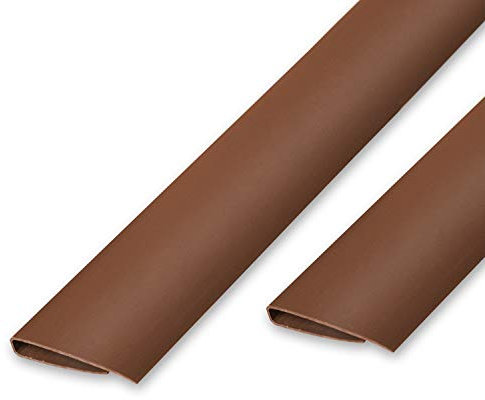Ribelli PVC Abschlussleiste, 100 cm, braun-10 Stück