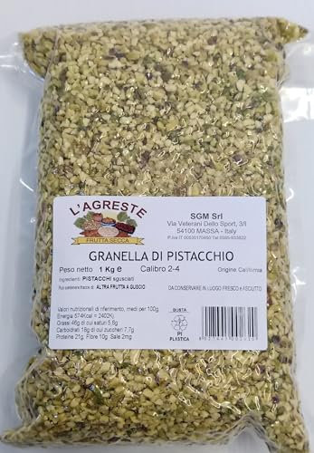 L'AGRESTE - GRANELLA DI PISTACCHIO - PRIMA SCELTA - Confezione da 1 Kg