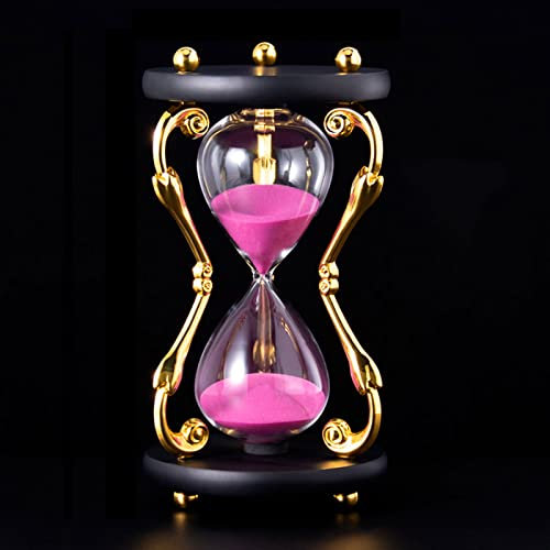 CCTSA Sablier Horloge Artisanat Verre Décoration 30 Minutes Sablier Classique sablier Enfants Couleur minuterie Ornement Sablier géant de Learning Resources pour Les Jeux à Domicile en Classe
