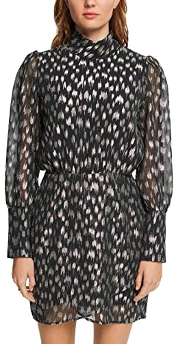 ESPRIT Damen 112CC1E310 Kleid, 001/BLACK, S