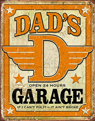 Tin Signs - Dads Garage Open 24 Hours