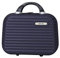TROLLEY ADC - Vanity Case Rigide 21x29x11cm - 1,2Kg - 11 Litres - Trousse de Toilette Femme Homme - Solide 100% ABS Idéal Pour Partir en Week-end ou en Voyage - Collection Classiq - Bleu Marine
