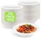 GREENESAGE 125 Pack Disposable Bowls 16oz - Eco-Friendly, Sugarcane Strong White Large Soup Bowls for Thanksgiving Party, Hot Food
