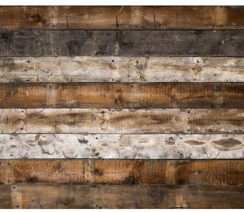murando - Fototapete Premium-Vlies Holz 100x70cm - Foto Tapete Wohnzimmer Moderne Vliestapete XXL Wandtapete Motivtapeten Bildtapete 3d Effekt Wand Dekoration Flur Bretter Holzoptik Holzwand