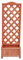 SASONS® Quality XLarge Wooden Free Standing Planter Stand with Lattice Trellis Panels for Outdoor Garden Patio Balcony Porch for Climbing Plants Pot Rack Support (PLANTER 160X40X40CM)