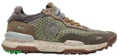 Satorisan - Chacrona Laser Premium - Casual Sneaker Herren - Vintage Leder Sportschuhe Bequem, Nachhaltig und Dauerhaft - Farbe Wild Grass - Größe 47