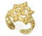 Filigraner Ring aus vergoldetem 925er Sterlingsilber Oro