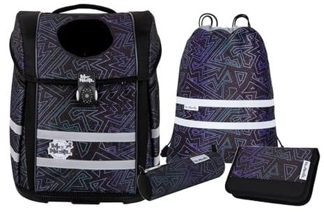 McNeill Schulranzen-Set PERFECTO, 5tlg. - Kollektion 2024 (TRON)