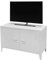 Urban Living Industriel White Meuble TV en Metal 2 Portes 100X40XH53CM