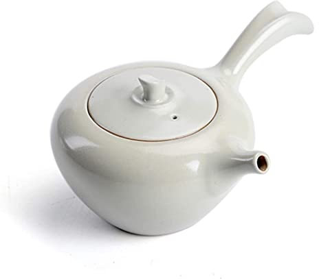 Tetera Marroqui Tetera de cerámica china con mango lateral, herramienta de té de 170 ml y decoración Tetera Turca