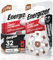 32 Batterien Energizer für Hörgeräte Kopfhörer Größe 312 braun - 4 Blister mit je 8 Batterien
