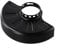 Sandyseptember For DCG405 Angle Grinder Guard,Plastic And Metal Angle Grinder Guard,Easy Installation,N501323,Diameter Of 125Mm,Black