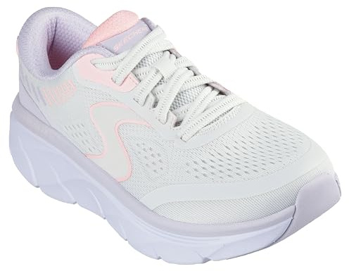 Skechers Dlux Walk2.0 Active Womens Chunky Trainers White 6 UK