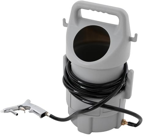 Sabbiatrice con pistola per sabbiatura, set mobile, sabbiatrice ad aria compressa, capacità di 22,68 kg, impianto di sabbiatura mobile con tubo da 4,5 m, per la rimozione della ruggine