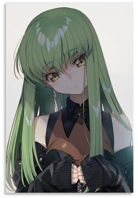 HUEAEHAHE Anime-Code-Geass-Poster, dekoratives Leinwandposter, ästhetisches Poster, Wandkunst, Dekor-Poster, 20 x 30 cm, ungerahmt, 9