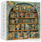 Vintage Bookshelf Puzzles for Adults 1000 Pieces, Flower Blooming Bookshelf Jigsaw Puzzle Library, Wildflower Pages Puzzle Retro Floral Botanical Aesthetic Art, Difficult Hard Challenging