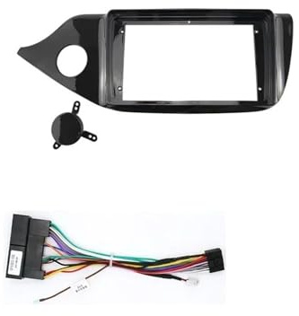 SAIBOL Cadre Radio Adaptateur Câble d'alimentation Faisceau Câbles Panneau Cadre Fascia D'autoradio 9 Pouces Et Canbus LHD RHD pour KIA pour CEED 2012 Autoradio Façade(Only FrameA Cable)