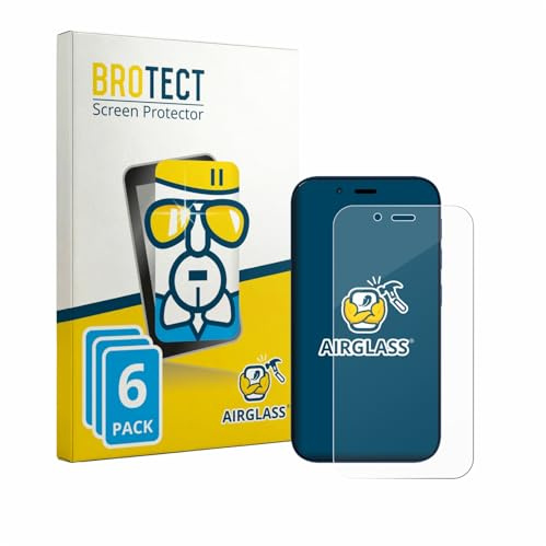 BROTECT 6 Stück Schutzglas für Hisense U964 Schutzfolie Panzer Folie Glas Made in Germany [Extrem Kratzfest 9H, Anti-Fingerprint, Ultra-Transparent]