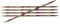 KnitPro K20147 Sockennadel, Metal, Mehrfarbig, 8 mm