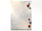 Weihnachtsbriefpapier | Weihnachtskugeln Rot und Silber | 20 Blatt weihnachtliches Motivpapier DIN A4 | Briefpapier