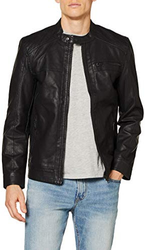 Only & Sons Faux Leather Jacket onsAL Faux Leather Jacket Black m Black 1 M