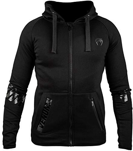 Venum Herren Venum contender 3.0 hoodie Kapuzenpullover, Schwarz / Schwarz, L EU
