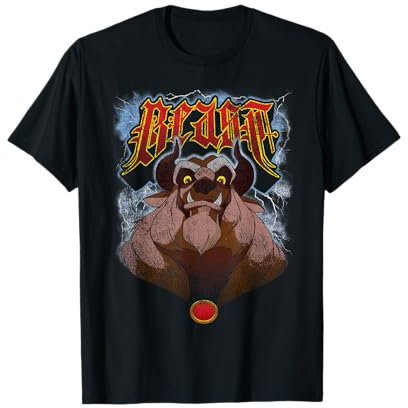 Disney Beauty And The Beast Angry Beast Portrait T-Shirt