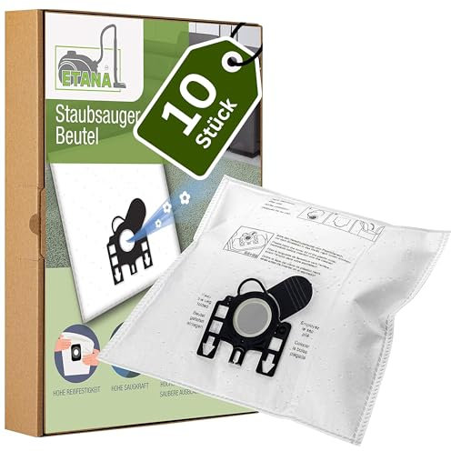 Etana Les Sacs d'aspirateur Compatible avec Miele Complete C3 Silence Ecoline - 10 Sacs d'aspirateur