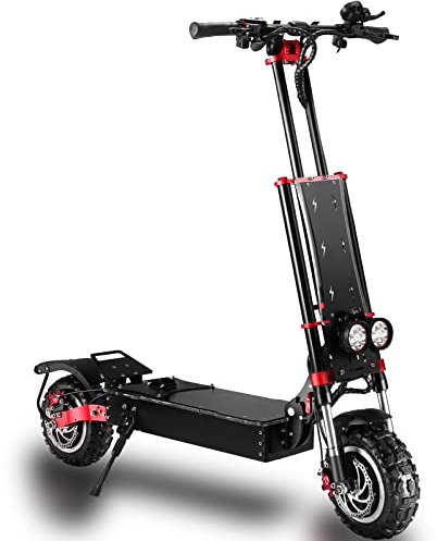 CAMTOP E-scooter Monopattino Elettrico Adulti Fuoristrada Veloce Doppio Motore Doppio Freni a Disco idraulici Carico 200 kg 60V 45Ah Batteria al Litio ad alta capacità