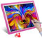Wiederaufladbar LED A4 Leuchttisch Grafiktablett Light Pad Digitales Tablet Copyboard mit 5 stufiger, dimmbarer Helligkeit zum Nachzeichnen von Zeichnungen (Rose)