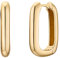 NOELANI Creolen 925 Sterling Silber Damen Ohrschmuck, 2,1 cm, Gold, Kommt in Schmuck Geschenk Box, 2031600