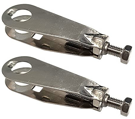cyclingcolors 2x Fahrrad BATAVUS kettenspanner M5x55mm stahl mit muttern Øachsen 10.5mm