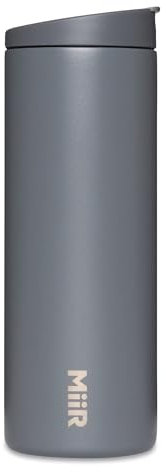 MiiR Flip Traveler 16oz - Double-Wall Vacuum Insulated with Leakproof Flip Lid, BPA-Free Stainless Steel Construction, Insulated Tumbler for Hot or Cold Drinks