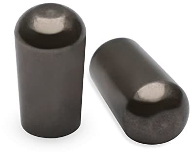 MAXCHEER 2 Stück M3.5 Messing LP Gitarre 3-Wege-Kippschalter Spitze Pickup-Schalter Knopf für Epiphone Les Paul