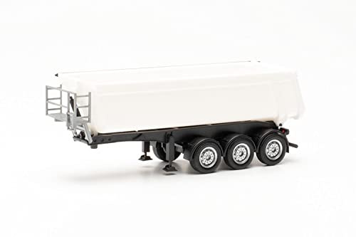 Herpa Schmitz Cargobull truck model trailer with steel recess, faithful to the original in scale 1:87, model car, model making accessories, decoration, accessories for miniature models made of plastic