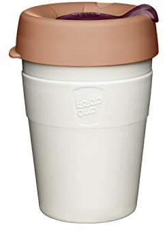 KeepCup Thermal - Vacuum Insulated Stainless Steel, Reusable Coffee Cup with Splashproof Sipper Lid - 12oz/340ml - Olearia