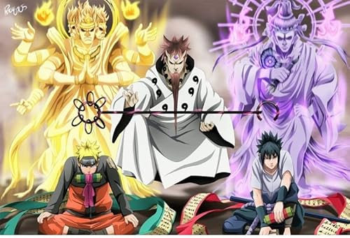 Wandbild Tapeten Anime NARUTO Tapete Cartoon Kinderzimmer Hintergrundbild Wandbild Spielhalle Internetcafé Film- und Fernsehtapete Dekoration