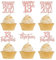 24 Stück 13th Geburtstag Tortendeko Straight Outta 2012 Cupcake Toppers Thirteen Awesome Since 2012 Cupcake Picks 13 fabelhafte Tortendekorationen für 13. Geburtstag Rosegold