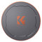 K&F Concept 2-in-1 Magnetic Metall Objektivdeckel mit Gewinde-49mm,Kompatibel mit Objektiven und K&F Concept Magnetischen Filtern