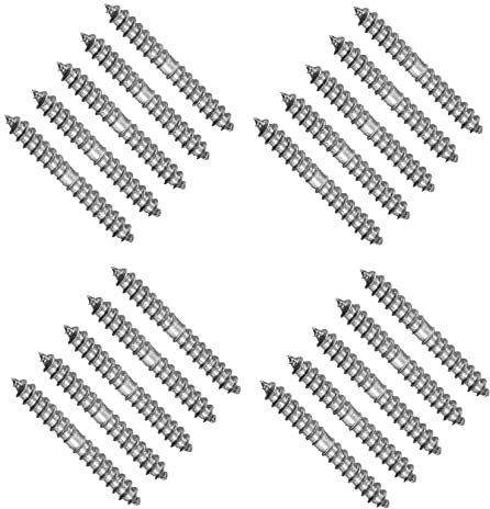 TERF® Lot de 20 chevilles à vis pour bois 4 mm x 30 mm 4 mm x 30 mm