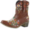 Stivali Alti sopra Il Ginocchio Stivali con Tacco Stivali Motocross 44 Stivali Donna Estivi Morbidi Allacciare Tela Stivali Ciabatte Donna Mare Fashion Sandali con Tacco Basso Marrone-1 38