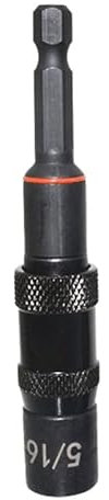 Abcsweet Magnetic Drive Guide Shank Extension Bar Inner Hexagon Magnetic Sleeves Screwdriver Bit Holder 1/4'' 3/8'' 5/16'' Magnetic Drive Guide Shank Extension Bar Screwdriver Bit Holder 1/4 3/8 5/16