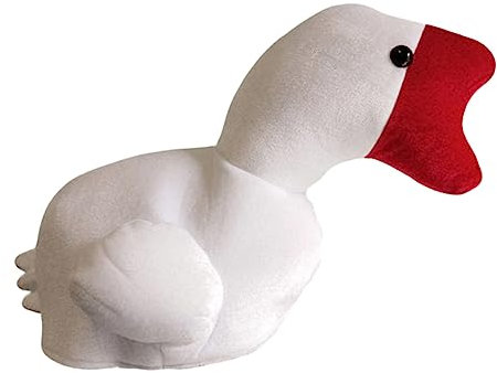 Abaodam Gänsekopfmütze Baumwollmaterial Tierkopfmütze Kostüm Kopfbedeckung Für Maskenbälle Karneval Party Zubehör