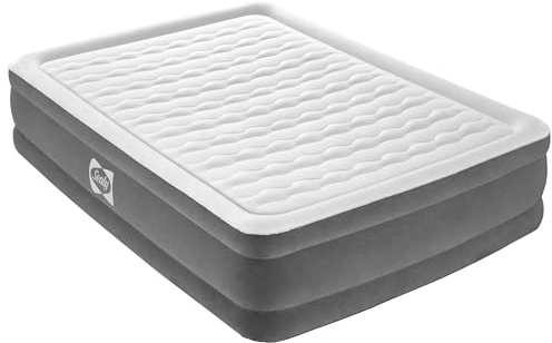 Sealy Queen Airbed with Built-in AC Pump - Durable 22 Tritech Material for Comfortable Sleep