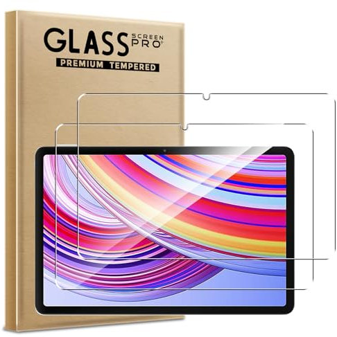 WFTE [2-Pack Screen Protector for Xiaomi Redmi Pad Pro/Poco Pad 12.1,Anti-Scratch,High Transparency,Anti-fingerprint,Bubble-Free,Dust-Free Premium Screen Protector Tempered Glass For Redmi Pad Pro