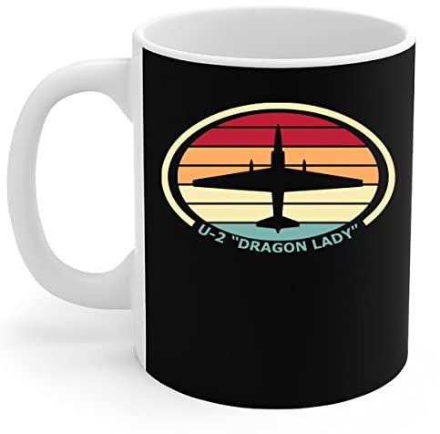 Tazas Military Aviation U-2 Dragon Lady Spy Plane Military Tazas De Té Cerámica Taza De Café Personalizada Taza Cerámica Para Desayuno Oficina Cumpleaños 330Ml