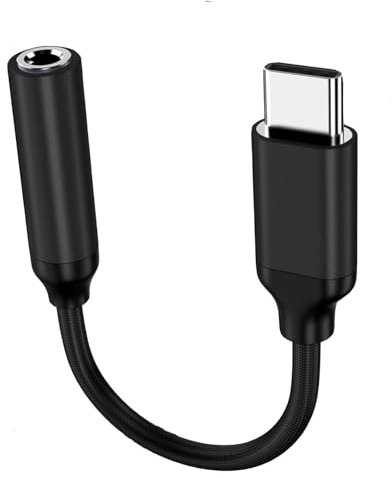 Apple MFi Certified USB C to 3.5mm Headphone Jack Adapter for iPhone 15/15 Pro/Pro Max/Plus, Type C Aux Dongle Cable for Pad, Galaxy S23/S23/S22/S21Ultra, MacBook,Note (Gray)